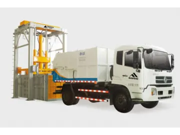 Vertical Compactor Trash Transfer Station