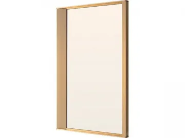 Aluminum Frame Glass Cabinet Door with Finger Pull, Boloni