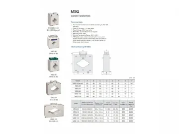 MSQ Series Current Transformer