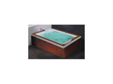 Acrylic Freestanding Massage Bathtub