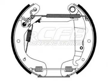 Brake Shoes for Opel