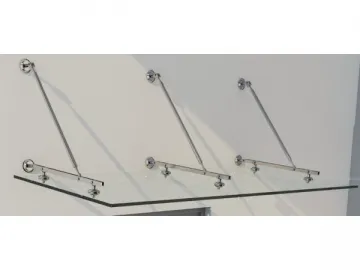 Supported Glass Canopy