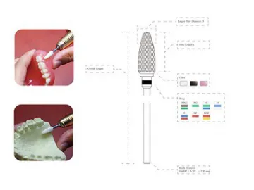 Zirconia Points, Zirconia Burs,PG-40