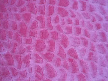 Embossing Velboa Fabric