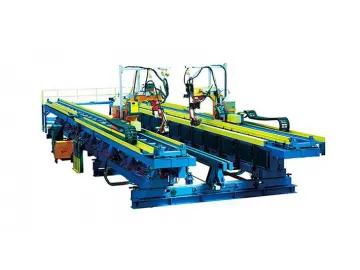 JBH Corrugated Web H-beam/ SIN Beam Automatic Welding Line