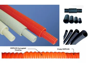 PE/PP/PVC Single Corrugated Pipe Manufacturing Equipment
