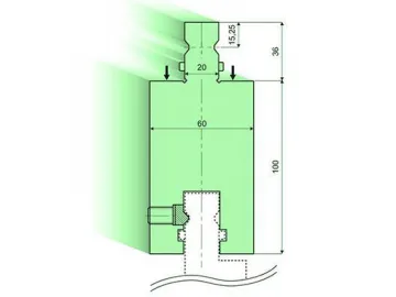 Punch/top-tool distance pieces, Amada Press Brake Tooling