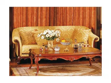 Classical Wood Frame Sofa