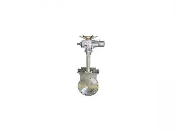 PZ973 Electric Knife Gate Valve(Double Clip Type)