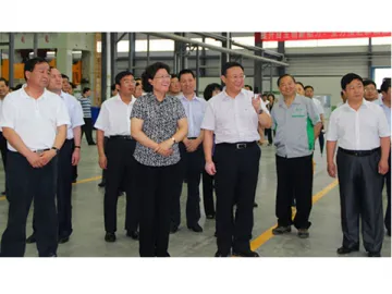 Wu Cuiyun, the Dezhou Party Secretary and the Director of Municipal People's Congress Standing Committee, inspected Dezhou Baoya