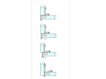 C16 270 Degree Cabinet Hinge