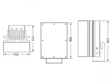 IR300I High-power Flat Panel LED Array IR Illuminator