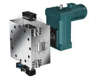 Continuous Melt Filter with Two Parallel Configured Screen Discs in Plastic Recycling Line