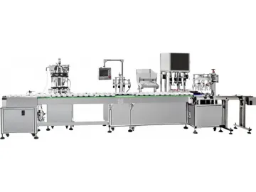 Automatic Inline Filling Line, Lotion Packaging