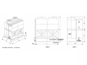 FBH Combined Flow Closed Circuit Cooling Tower