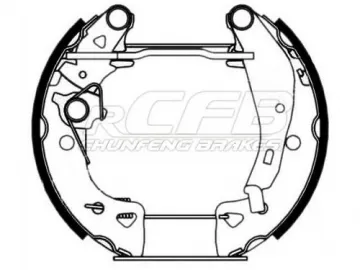 Brake Shoes for Peugeot