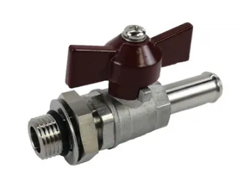 Hydraulic Tank Drain Valve, Stainless Steel Body