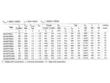 IGBT Module [Power Semiconductor Module]