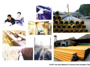 HDPE One-step Method PU Heat Preservation Pipe Production Line