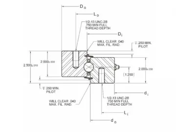 KH Series Four Point Contact Ball Bearing