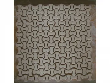 Moca Cream Marble Mosaic Tile 