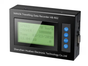 GPS Vehicle Traveling Recorder with Large LCD