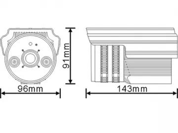 High Efficiency LED Array Camera