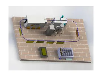 Semi Automatic Electrostatic Coating Line