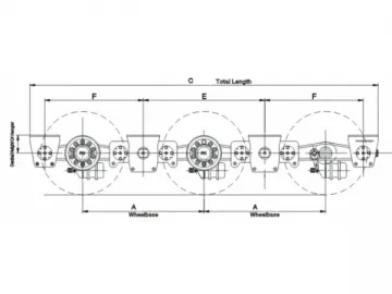 Six-Axle Cantilever Suspension