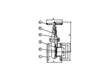 SHC-9D Metal Seal Gate Valve