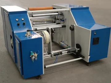 Coreless Food Wrapping Paper Rewinding Machine