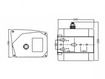 3000lb Boat Winch (P3000-2B)