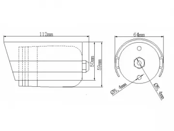 8611A Fixed CCTV Camera