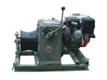 Gasoline Engine Powered Winch