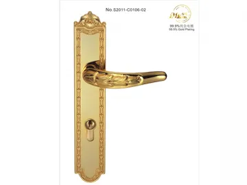 S2011-C0106-02 Brass Handle Door Lock