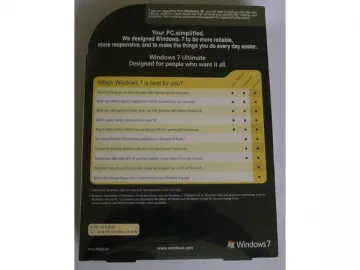 Operating System Retail of Windows 7 Ultimate