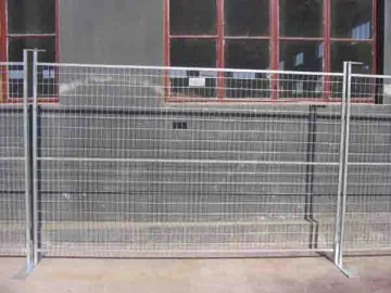 Temporary Road Metal Fence