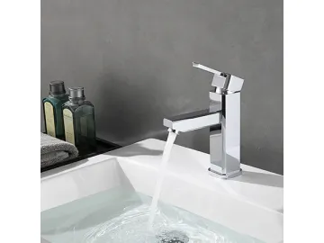 Single handle basin faucet in chrome polished finish  SW-BFS002(1)