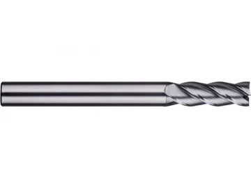 U-SH4  General Purpose Solid Carbide End Mill - Square End - 4 Flutes - Long Shank