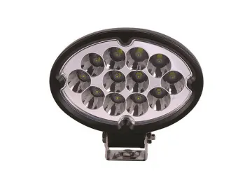 36W Oval LED Work Light with Reflector