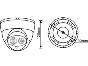 High Power Security CMOS Camera