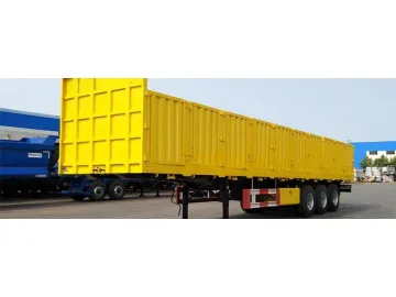 3 Axle High Side Utility Trailer