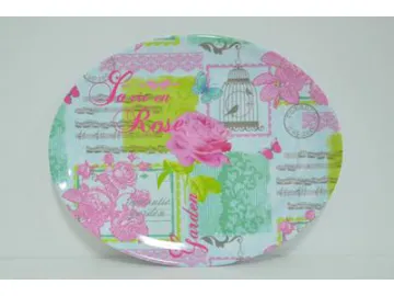 Round Serving Tray - Melamine