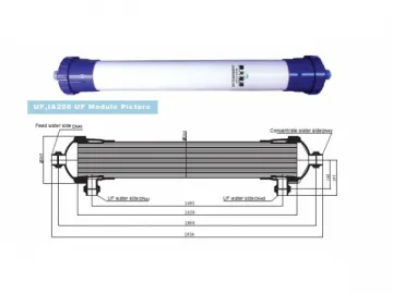 UF1IA200 PS Hollow Fiber UF Membrane