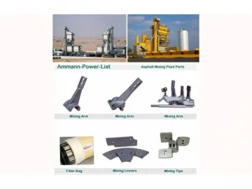 Asphalt Mixer Parts