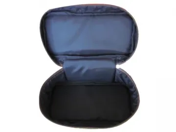 DC-12035 9.5X5X4.875cm Two Compartment Cosmetic Case