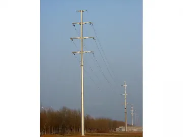 Single Tube Transmission Tower