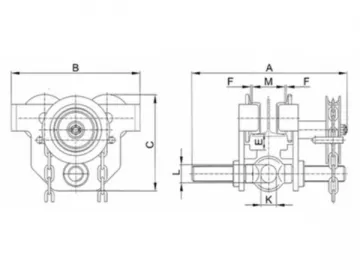 GCL-2 Geared Trolley