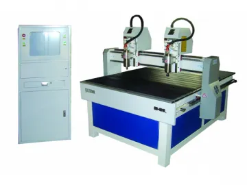 SD-1318 CNC Router with two heads