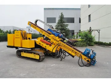 Hydraulic Impact Top Drive Crawler Drilling Rig YGL-C150